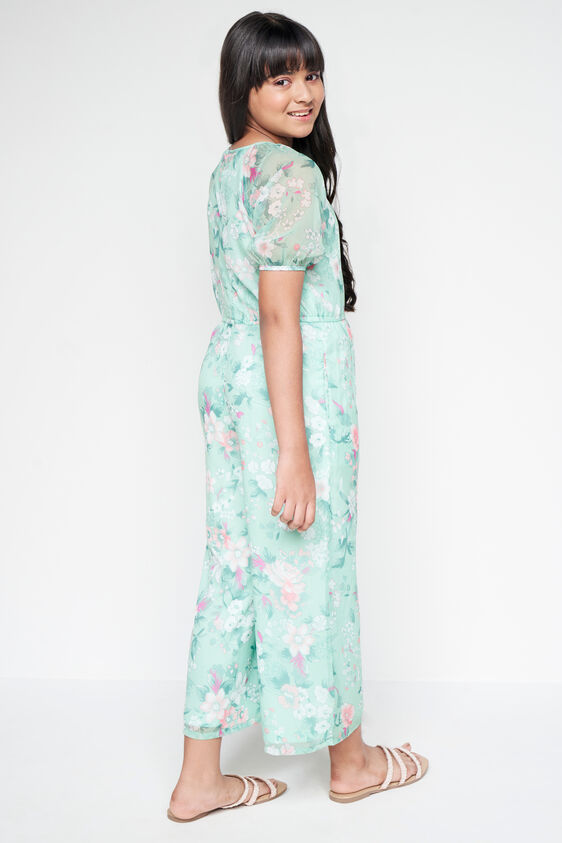 Floret Casual Jumpsuit, Green, image 3